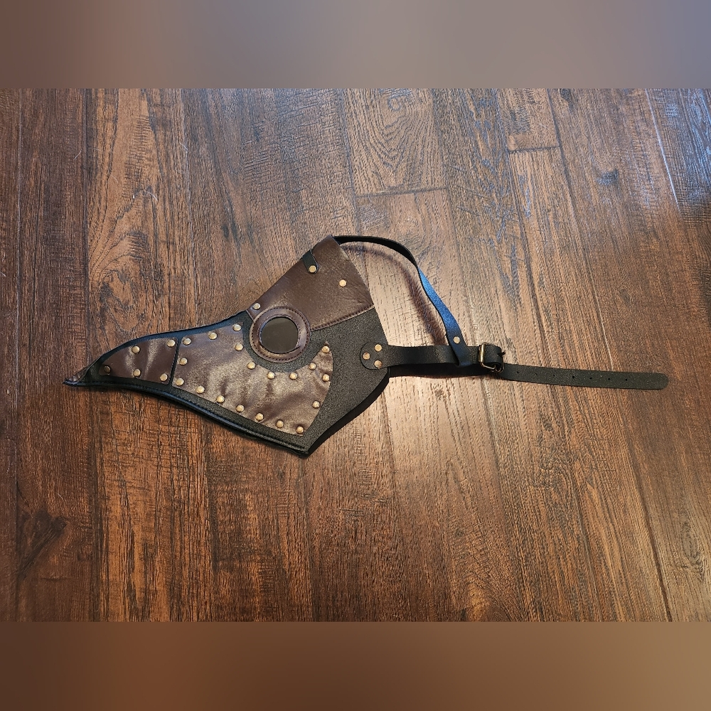 Halloween Plague Doctor Mask - Unisex Adjustable Bird Beak Masquerade Steampunk